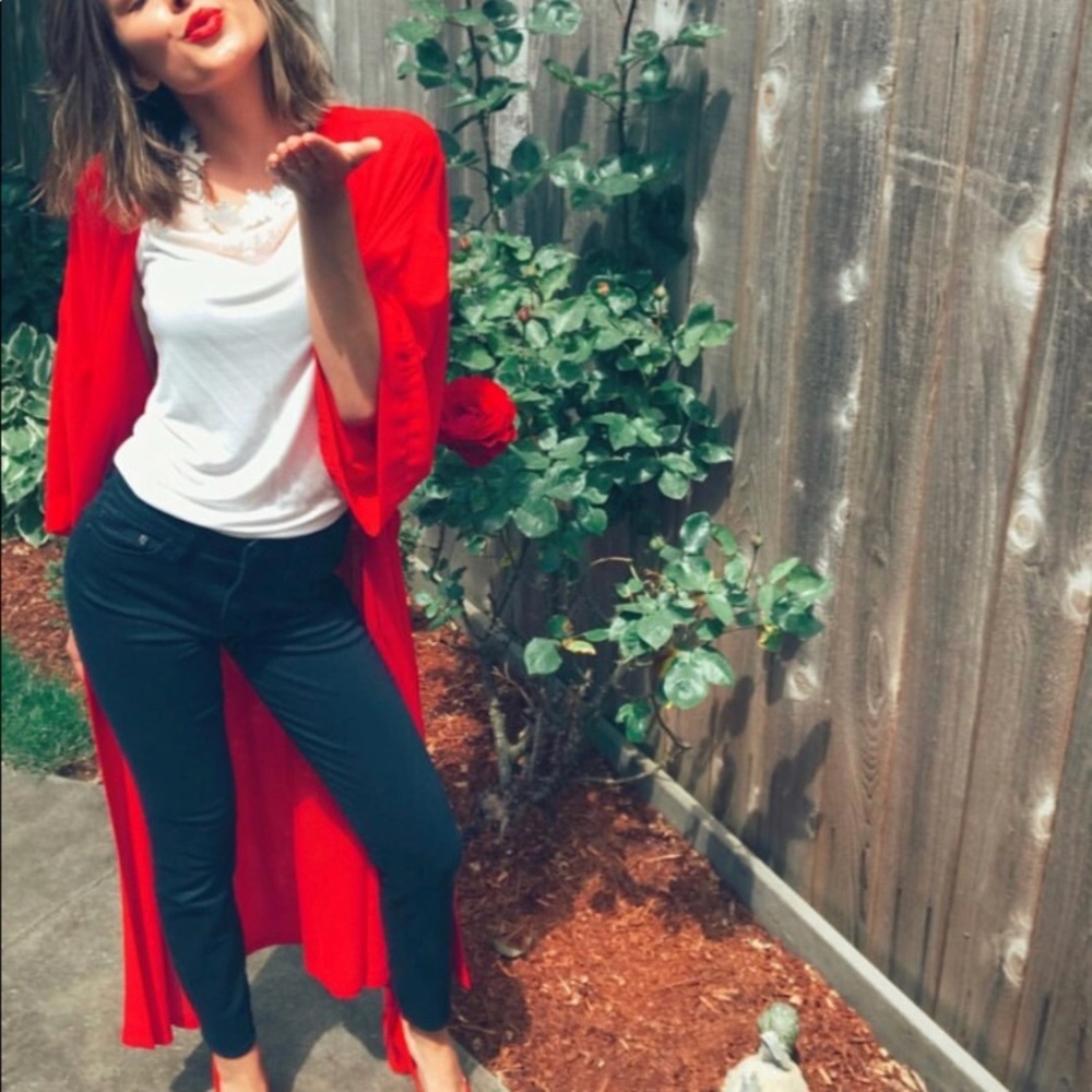 Forever 21 Red Kimono